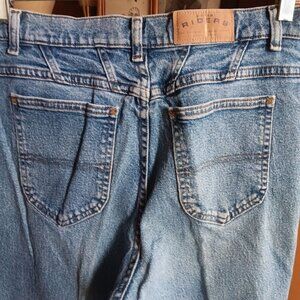 12M 32x30 Vintage Riders Stonewashed Blue Denim Straight Leg Jeans